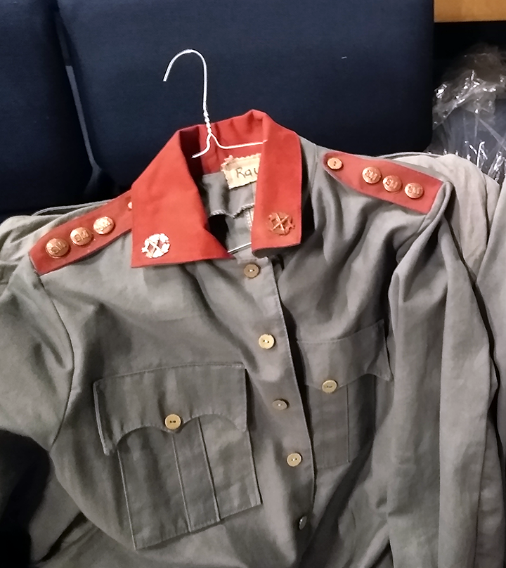 chart of fabric dyes for military uniforms